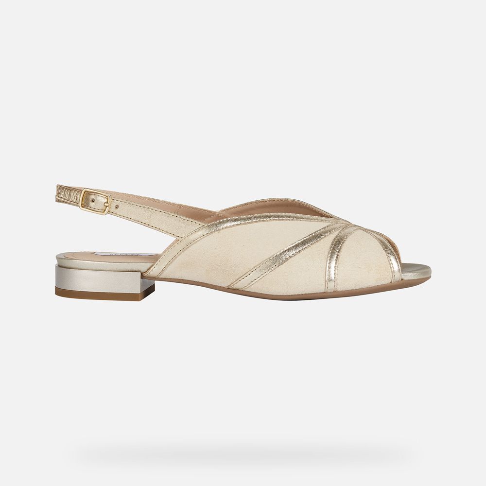 Geox Bayan Sandalet Altın - Wistrey - WKR-601379